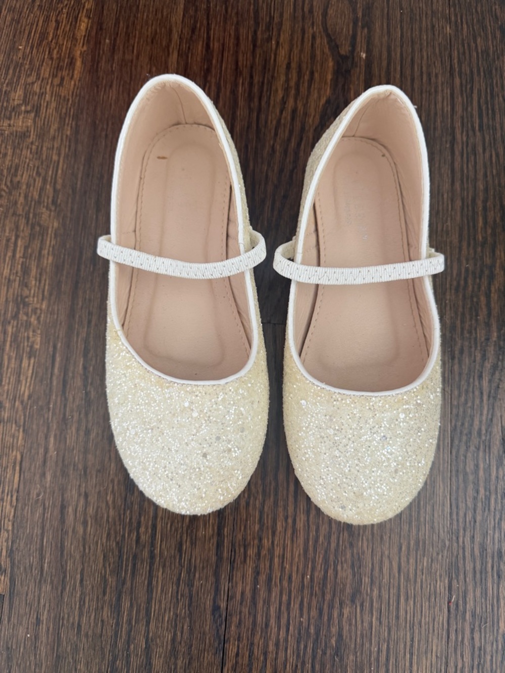 Girls Sparkle Mary Jane Flats - Glitter